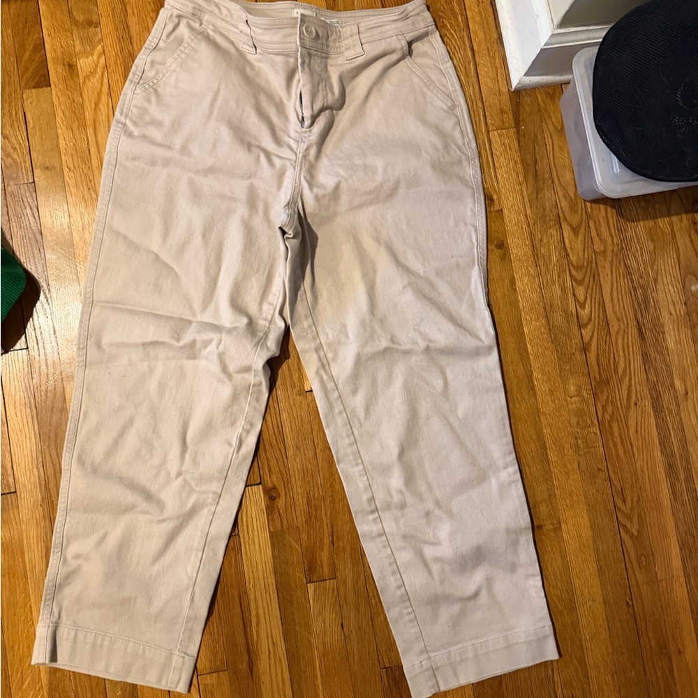 a new day Women's Tan Ankle Pants